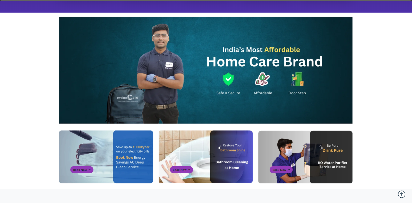 Online Service booking Ecommerce Website Development